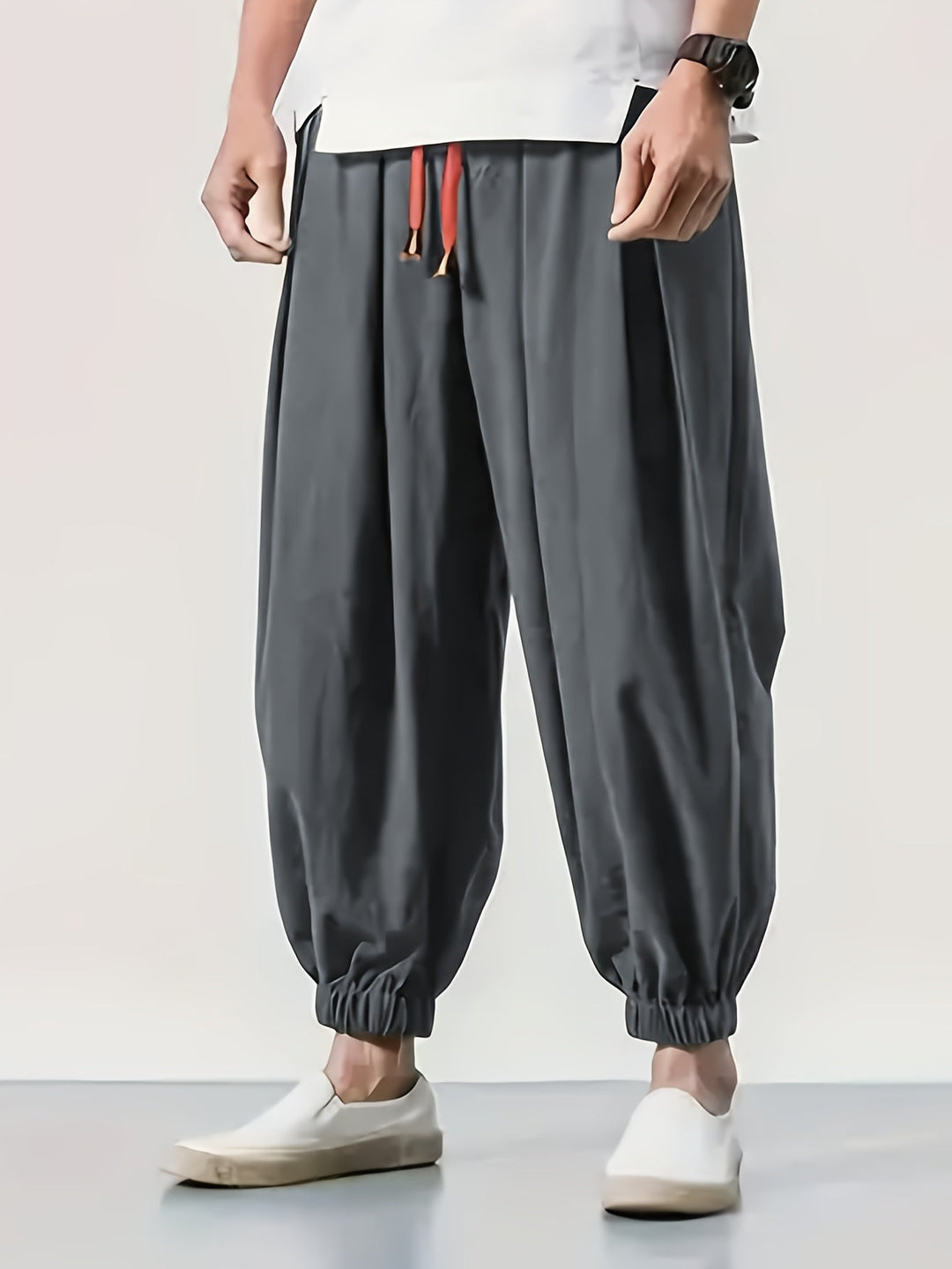 Levoire | Pantalon De Plage Large Décontracté Avec Cordons