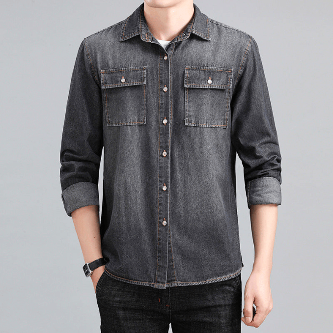 Levoire | Chemise Homme Style Décontracté & Tendance en Jean