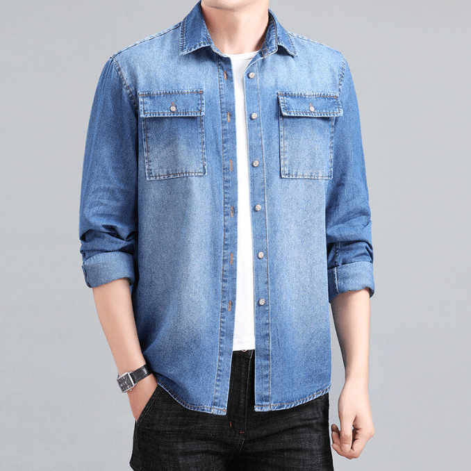 Levoire | Chemise Homme Style Décontracté & Tendance en Jean