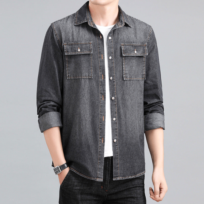 Levoire | Chemise Homme Style Décontracté & Tendance en Jean