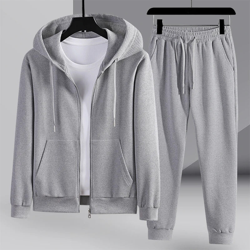 Levoire | Ensemble De Détente Pour Hommes En Tricot Gris