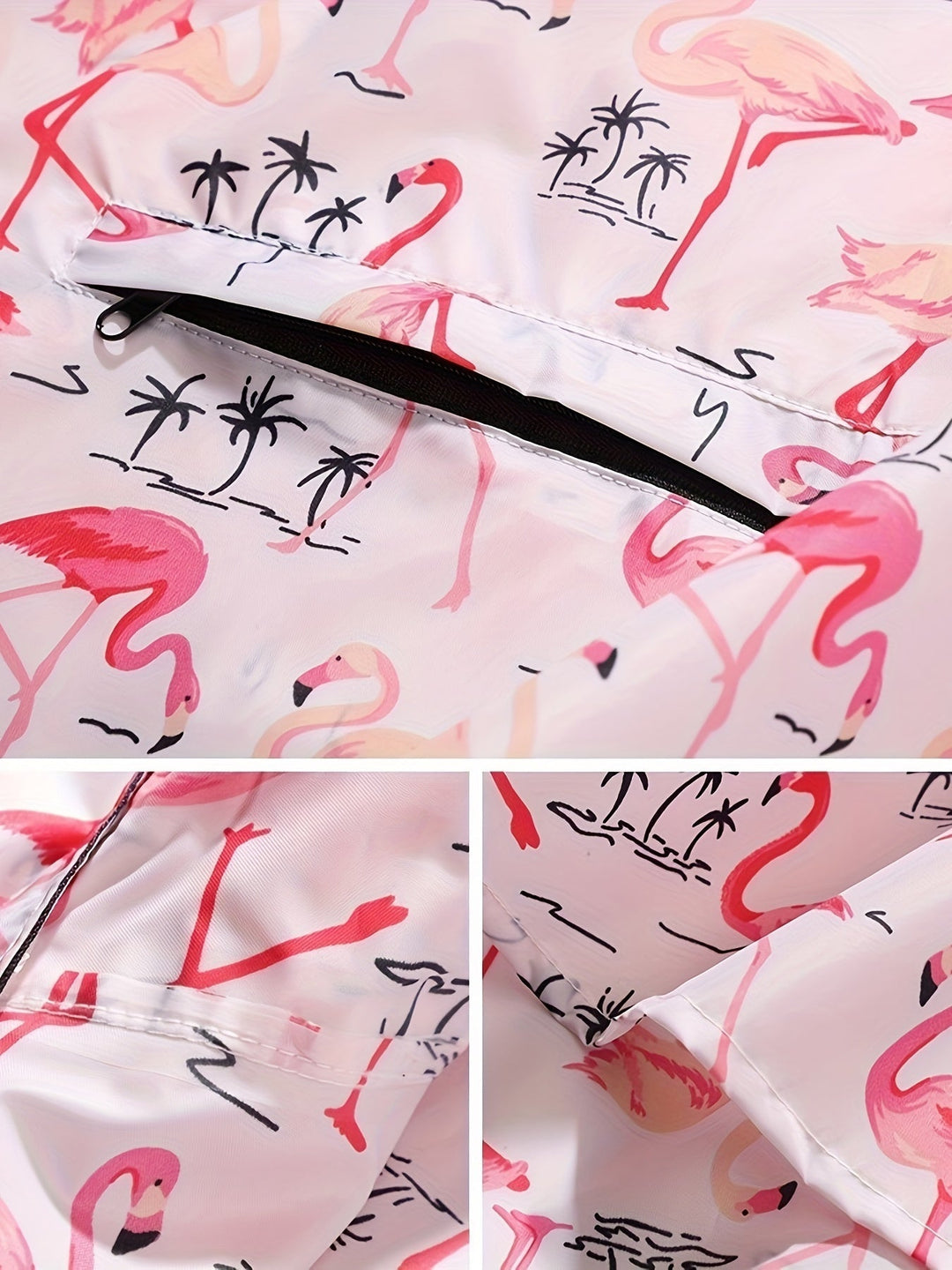Levoire | Flamingo Sateen Jumpsuit Avec Capuche
