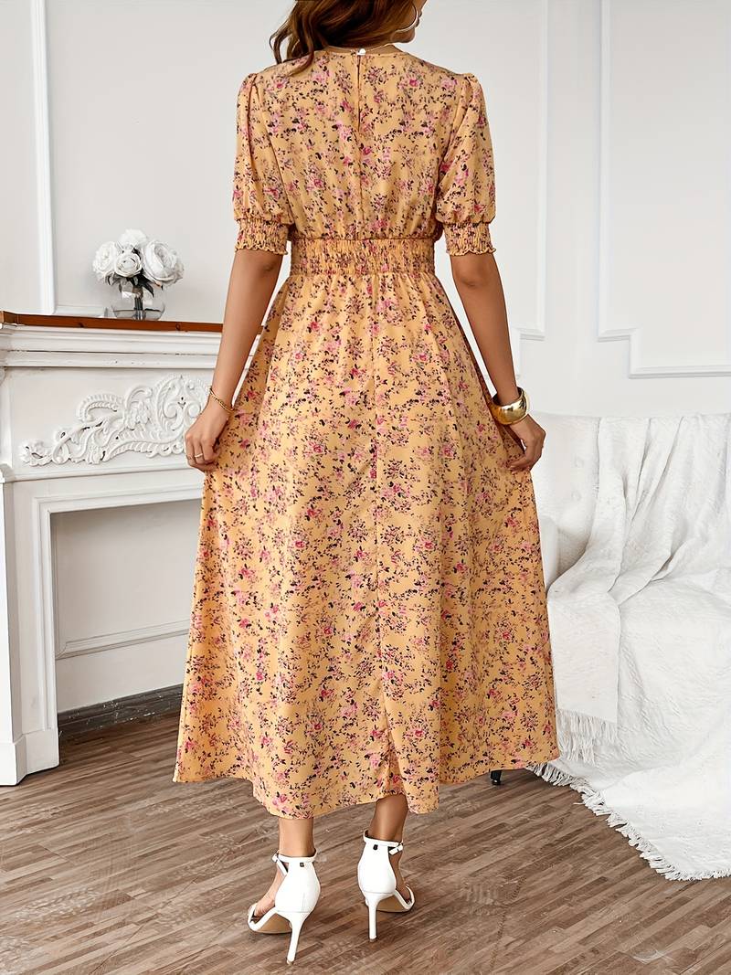 Levoire | Robe Col Rond Imprimé Floral Été