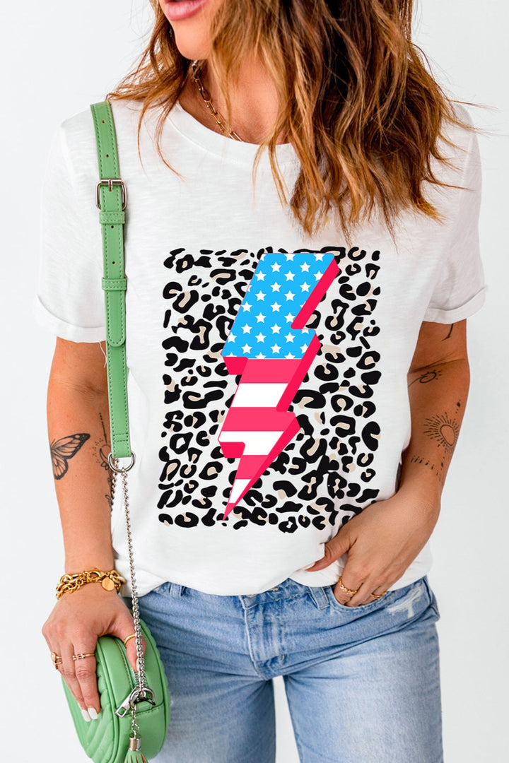 Levoire | Comtesse Col Rond T-shirt à Manches Courtes