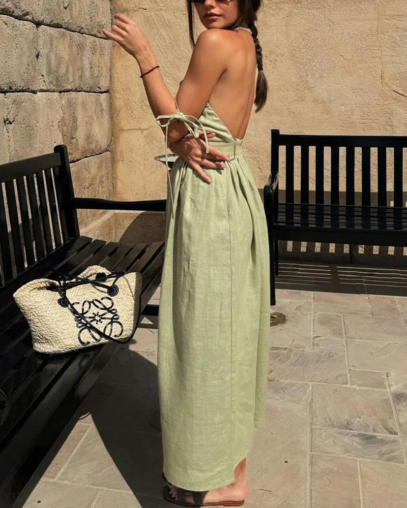 Levoire | Femme Confortable robe bustier dos nu