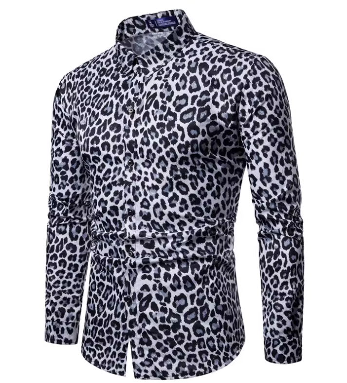 Levoire | Chemise Léopard Manches Longues Homme