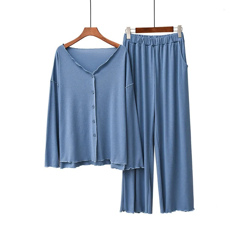 Levoire | Ensemble De Salon 2 Pièces Bleu ciel Une taille