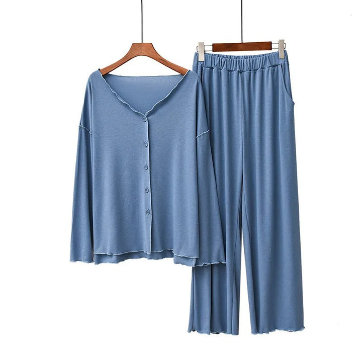 Levoire | Ensemble De Salon 2 Pièces Bleu ciel Une taille