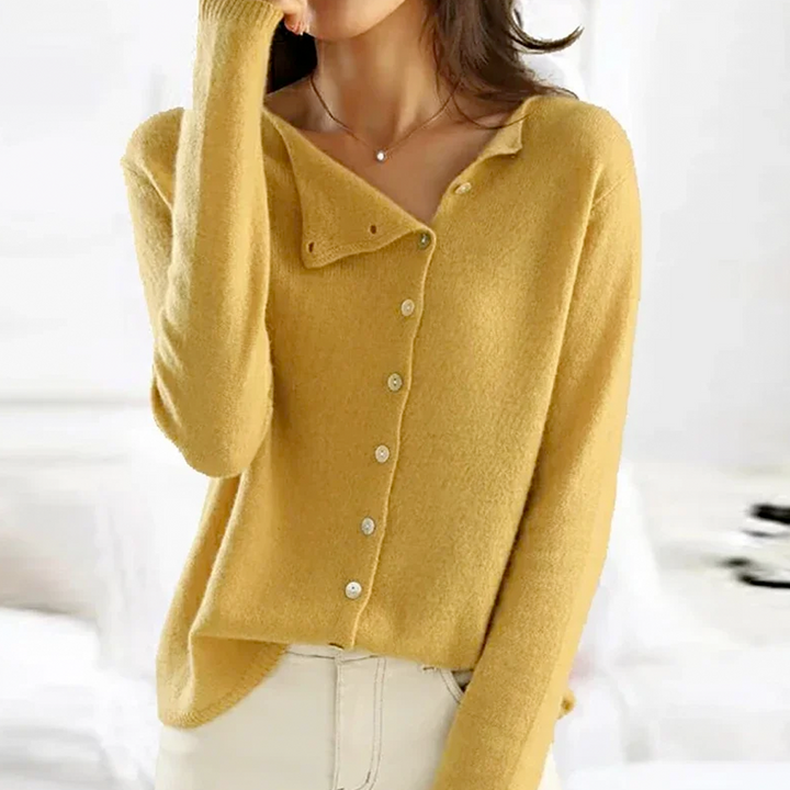 Levoire | Pull À Col Rond Pour Femmes Jaune