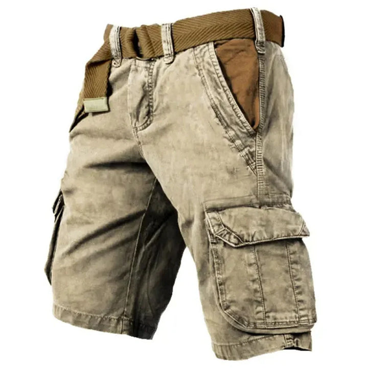 Levoire | Shorts Pour Hommes Shorts D'Été Confortables Avec Ceinture Extensible Dans De Nombreuses Couleurs Beige