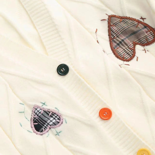 Levoire | Cardigan en tricot avec des manches ballon