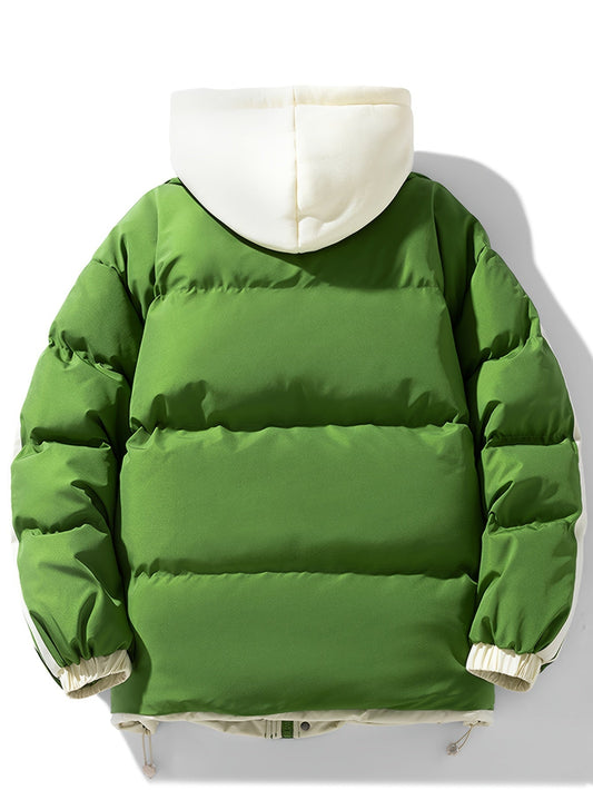 Levoire | Veste Puffer À Manches Longues Avec Capuche, Zip Et Poches