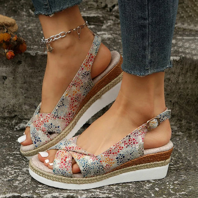Levoire | Sandales Durables Avec Talon Pour Femmes Bunt