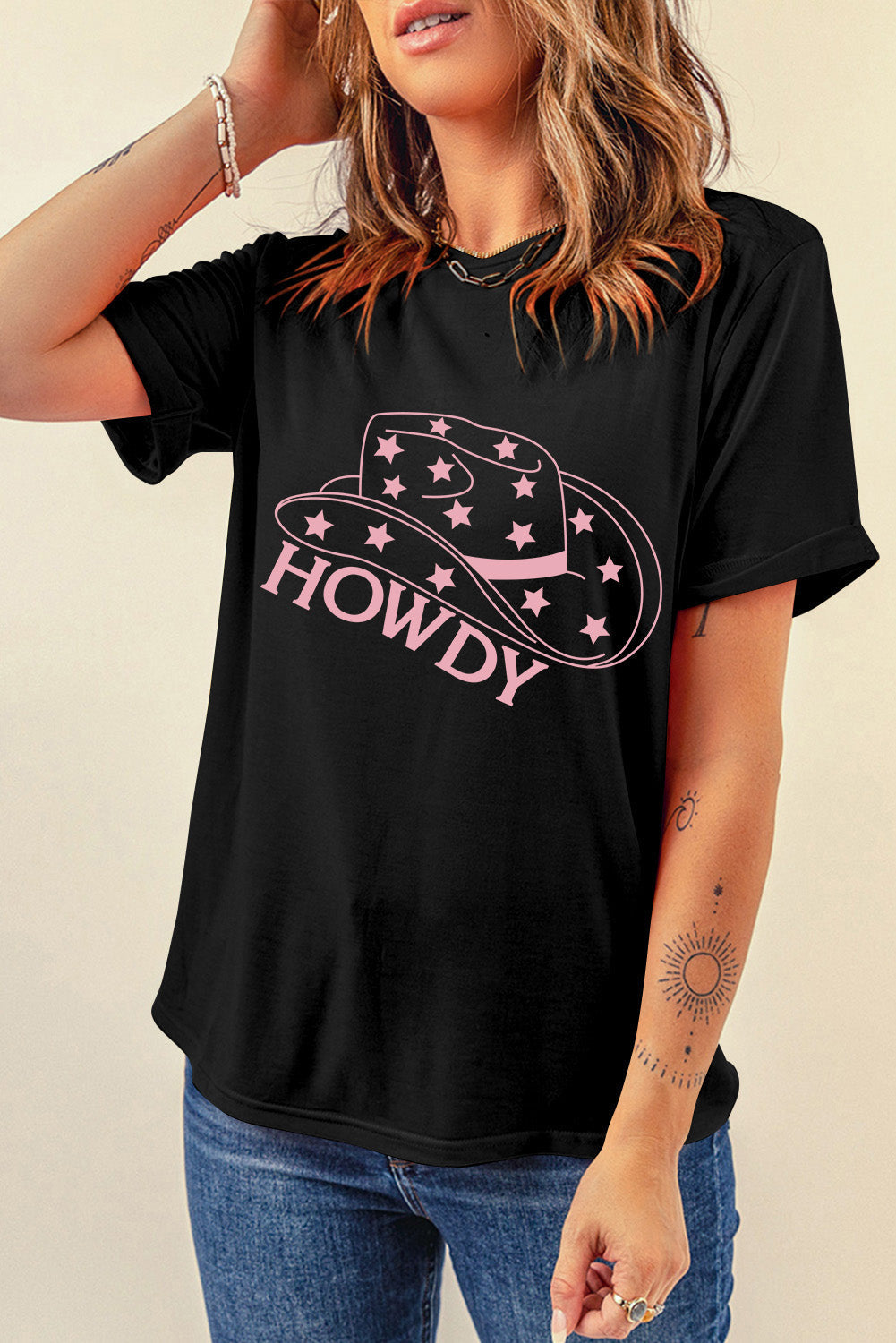 Levoire | HOWDY Col rond Manches courtes T-shirt Must