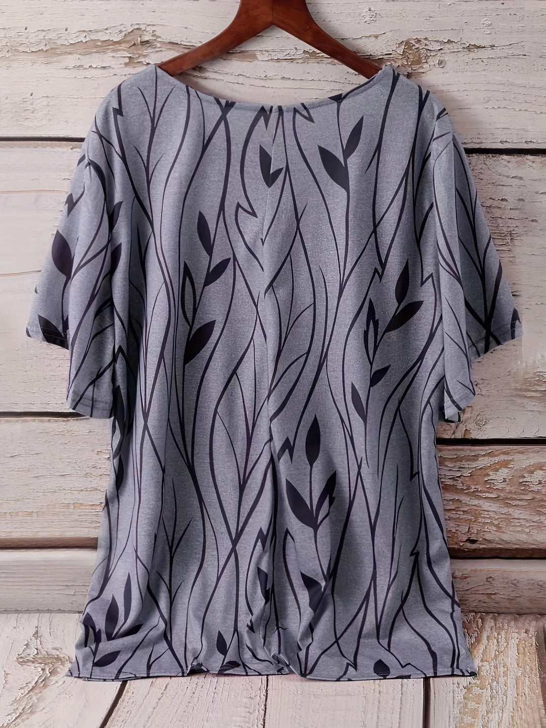 Levoire | Chemise À Motifs Floraux Gris