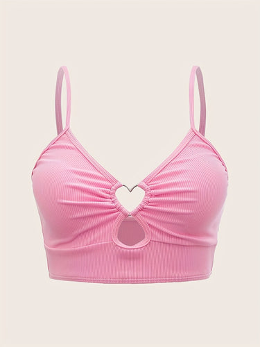 Levoire | Crop Top Rippé Avec Décolleté En Cœur Pour Femmes