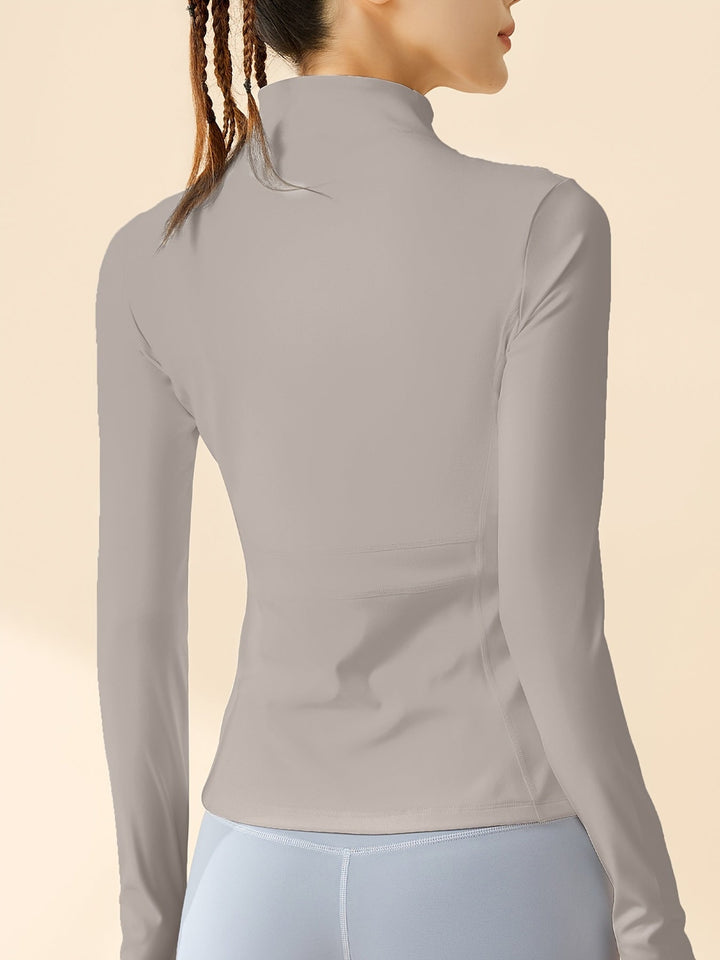 Levoire | Veste De Sport Courte En Tissu Respirant Avec Col Montant