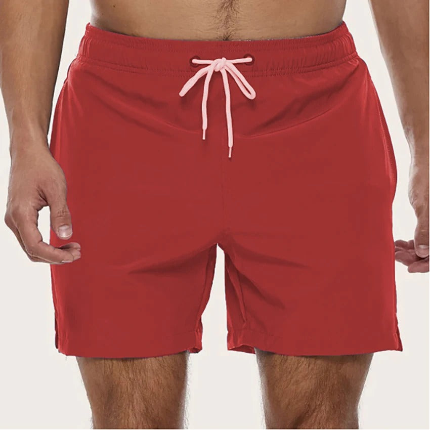 Levoire | Maillots De Bain Pour Hommes À Séchage Rapide Avec Ceinture Élastique rouge