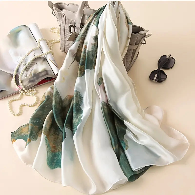 Levoire | Écharpe En Soie Imprimée