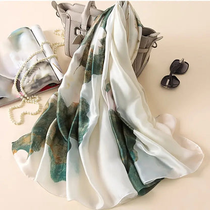 Levoire | Écharpe En Soie Imprimée