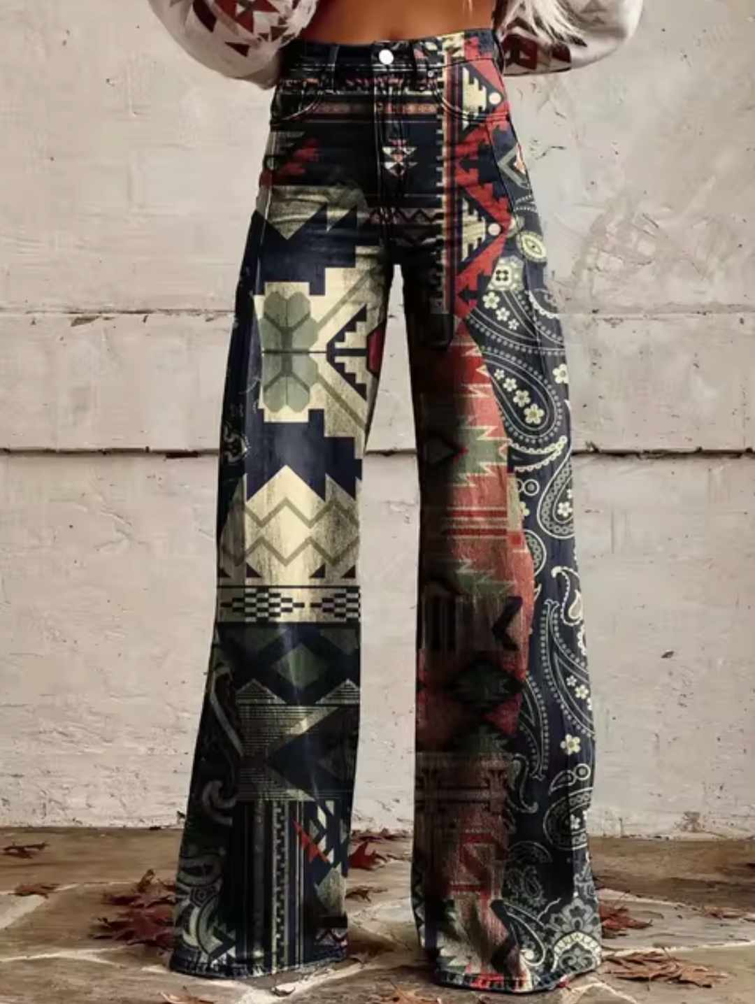 Levoire | Pantalon Large Avec Motif Lumineux Led Couleur 6