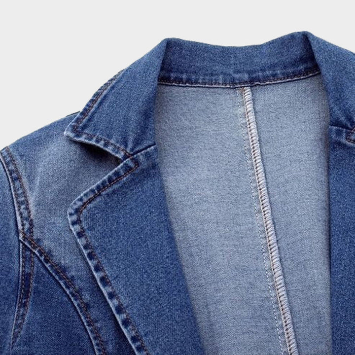 Levoire | Blazer En Denim Contemporain Pour Femmes