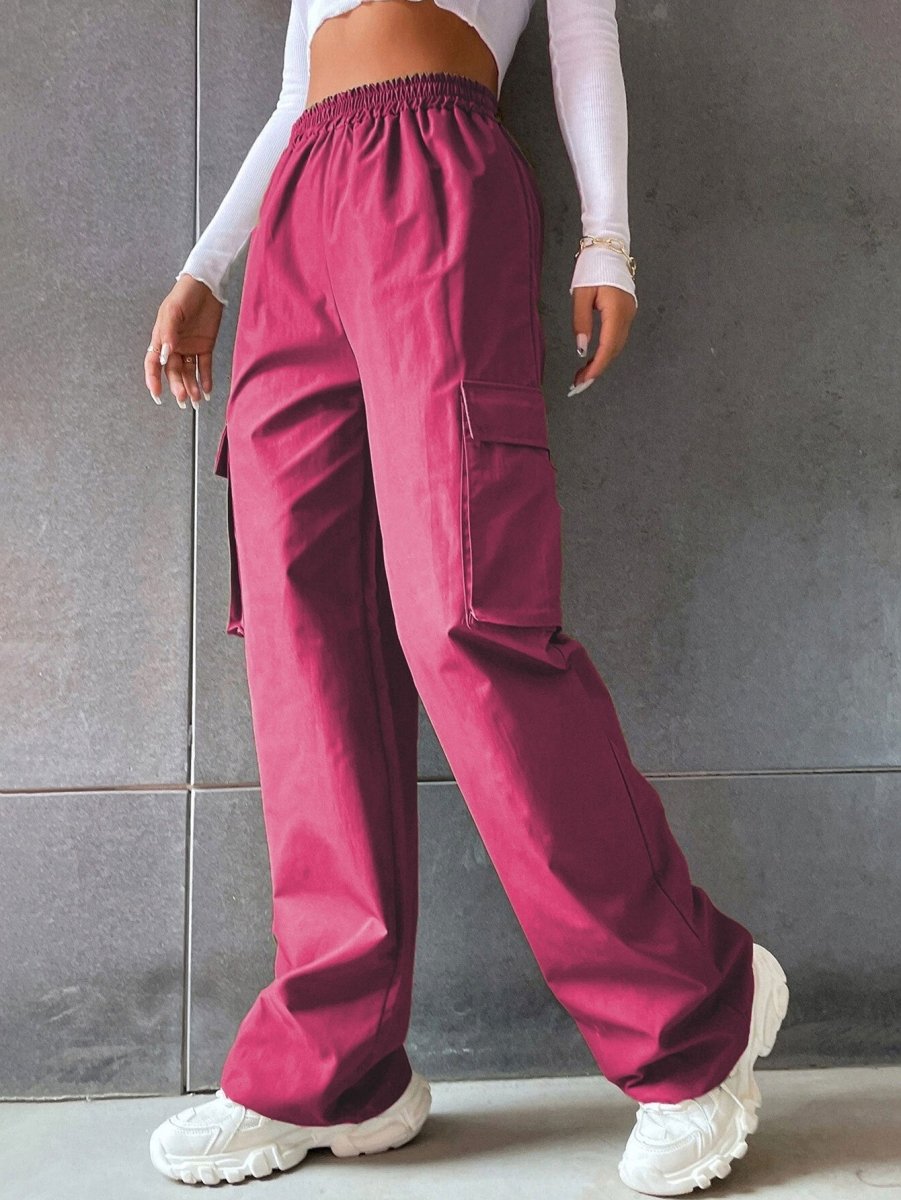 Levoire | Pantalons Cargo Pour Femmes Avec Poches Rosa