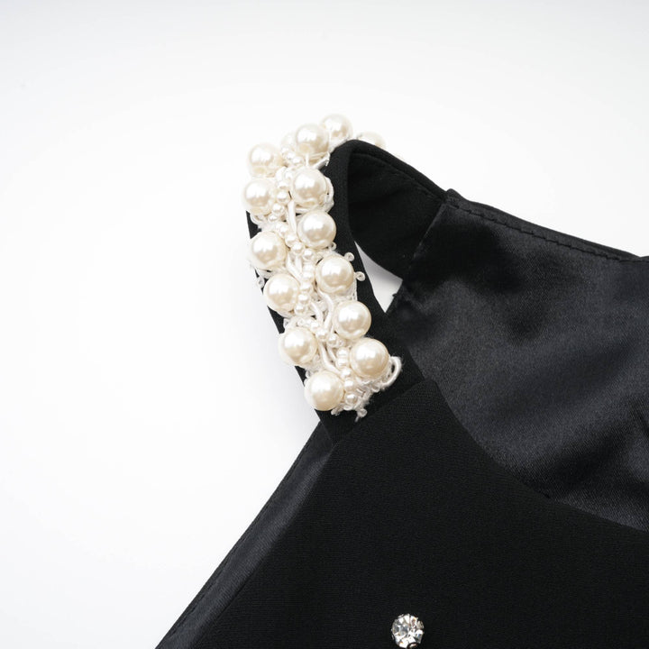 Levoire | Robe Mini Brillante Noire