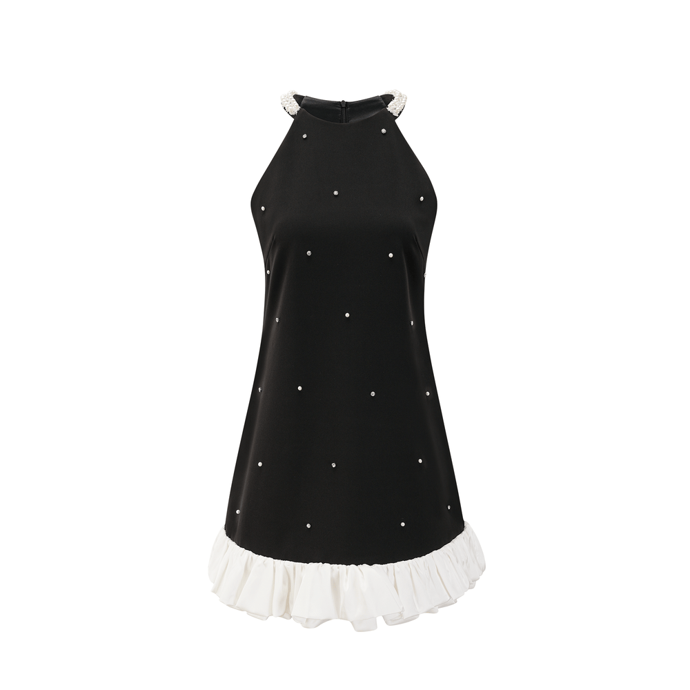 Levoire | Robe Mini Brillante Noire