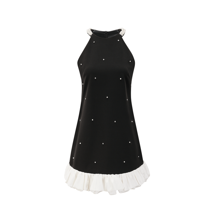 Levoire | Robe Mini Brillante Noire