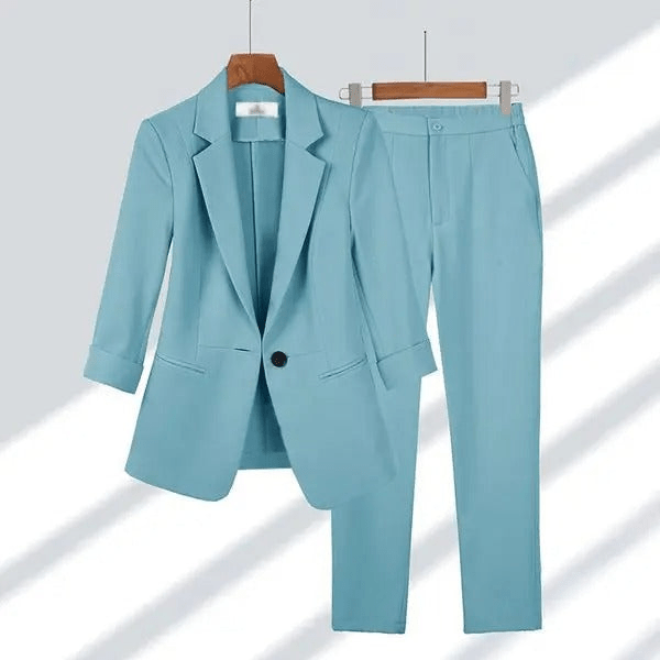 Levoire | Ensemble Blazer et Pantalon Femme Bleu