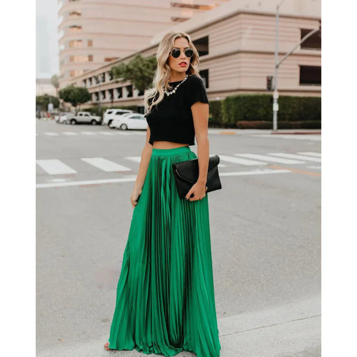 Levoire | Combinaison Asymétrique Élégante Femme Vert