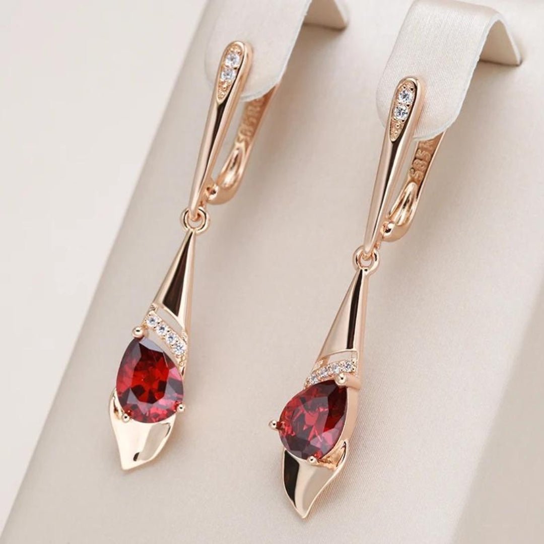 Levoire | Pendentif Avec Cristal Rouge En Or