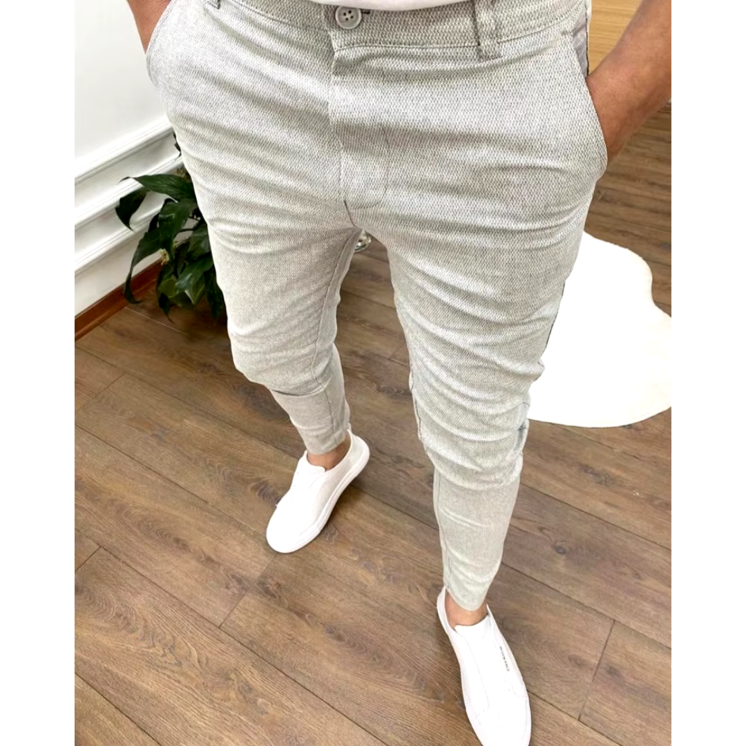 Levoire | Pantalon De Bureau Homme Pantalon En Tissu Polyvalent Pour Le Bureau Et La Vie Quotidienne Gris clair