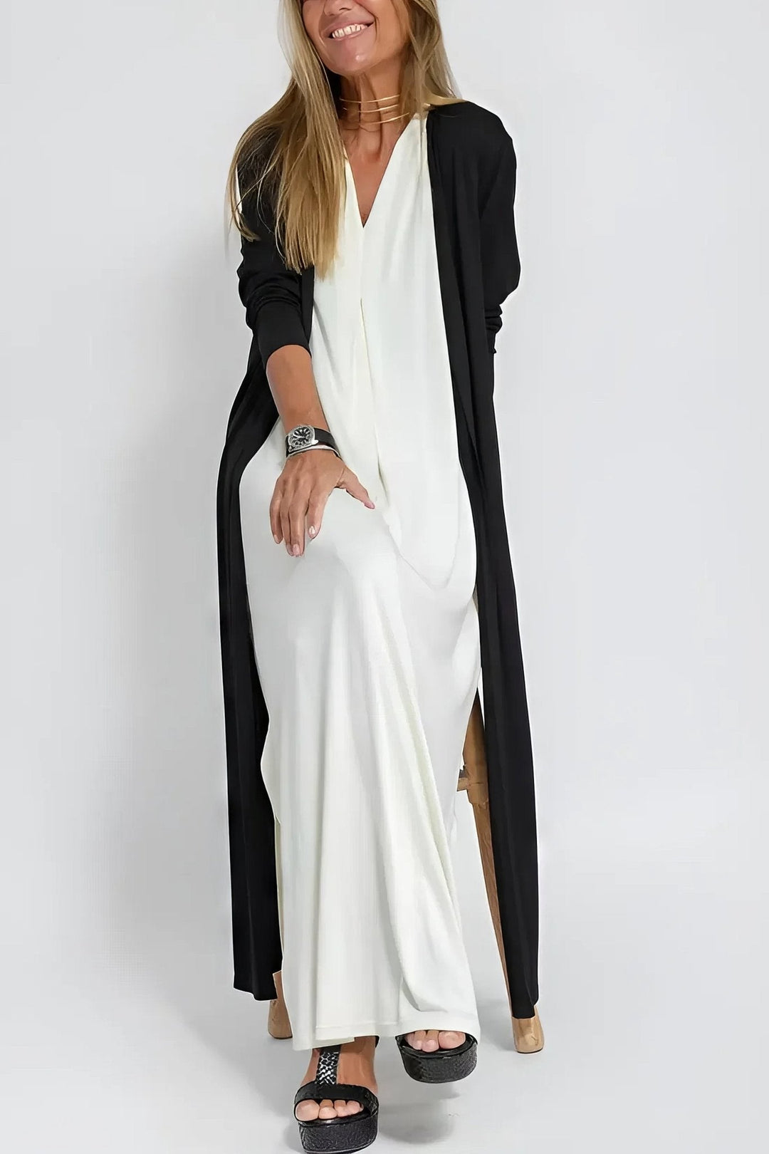 Levoire | Robe Avec Cardigan Assorti