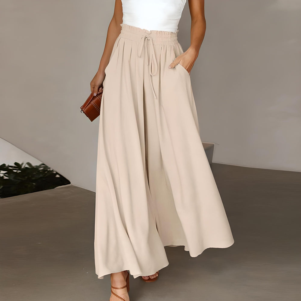 Levoire | Pantalon De Loisir Confortable Pour Femmes Élégant, Confortable & Polyvalent Beige
