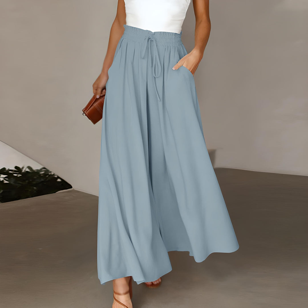 Levoire | Pantalon De Loisir Confortable Pour Femmes Élégant, Confortable & Polyvalent Bleu