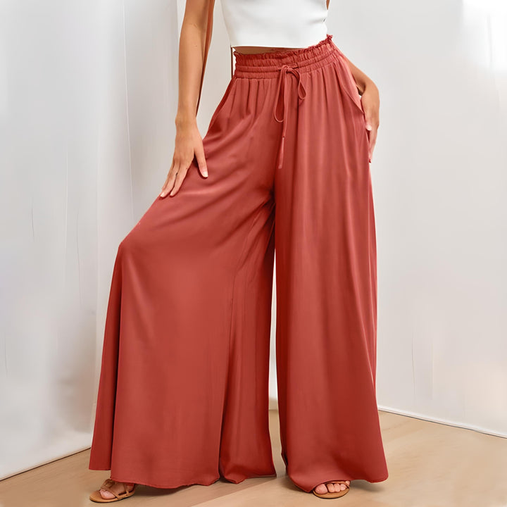 Levoire | Pantalon De Loisir Confortable Pour Femmes Élégant, Confortable & Polyvalent Rot