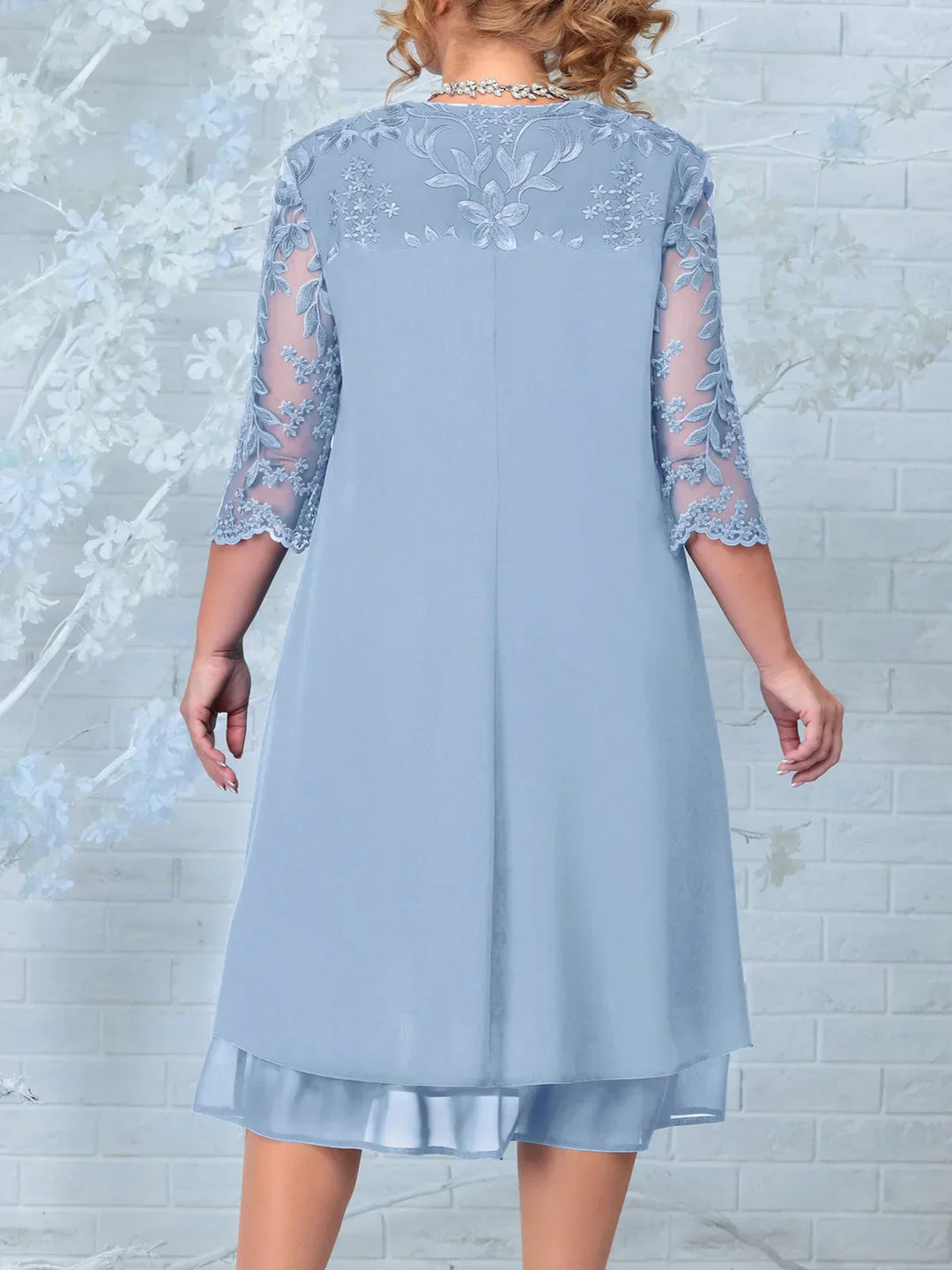 Levoire | Robe De Soirée Brodée Grande Taille Robe Maxi Confortable Pour Femmes