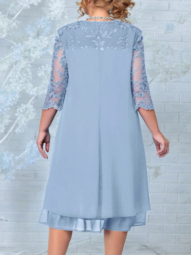 Levoire | Robe De Soirée Brodée Grande Taille Robe Maxi Confortable Pour Femmes