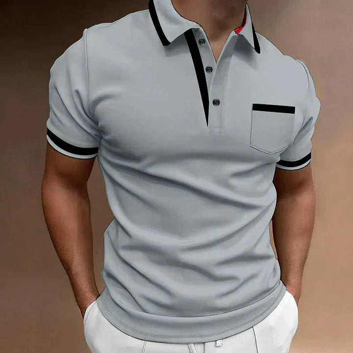 Levoire | Polo Shirt Pour Homme Pour Toutes Les Occasions Haute Qualité, Polyvalent & Confortable Gris