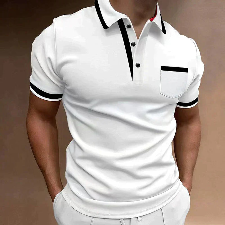 Levoire | Polo Shirt Pour Homme Pour Toutes Les Occasions Haute Qualité, Polyvalent & Confortable Blanc