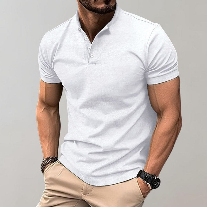 Levoire | Polo Shirt Pour Hommes Dans Un Look Décontracté De Haute Qualité, Polyvalent Et Confortable Blanc