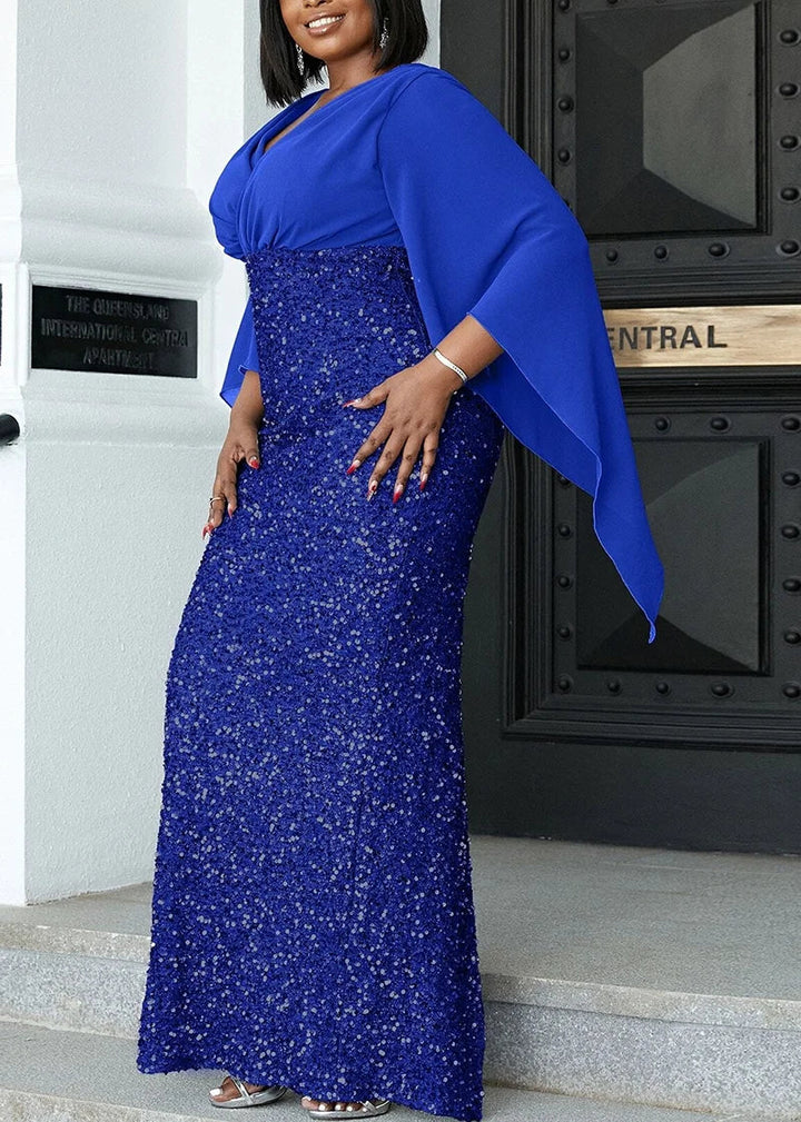 Levoire | Robe De Soirée Longue Grandes Tailles Robe Maxi Festive Pour Femmes