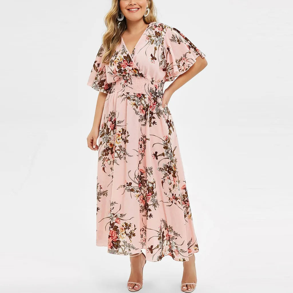 Levoire | Robe D'Été Longue Pour Femmes Maxikleid Dans Le Style Vintage