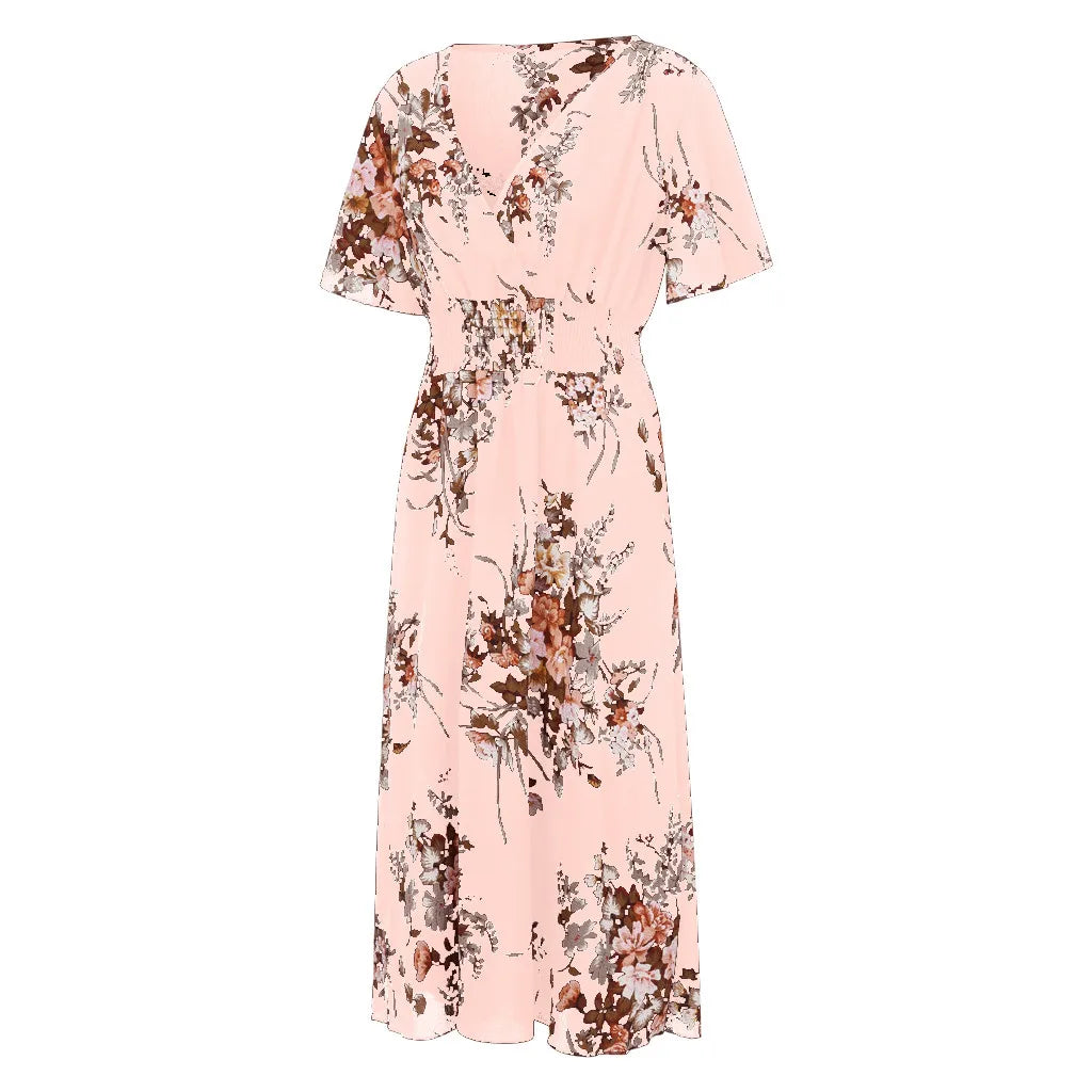 Levoire | Robe D'Été Longue Pour Femmes Maxikleid Dans Le Style Vintage