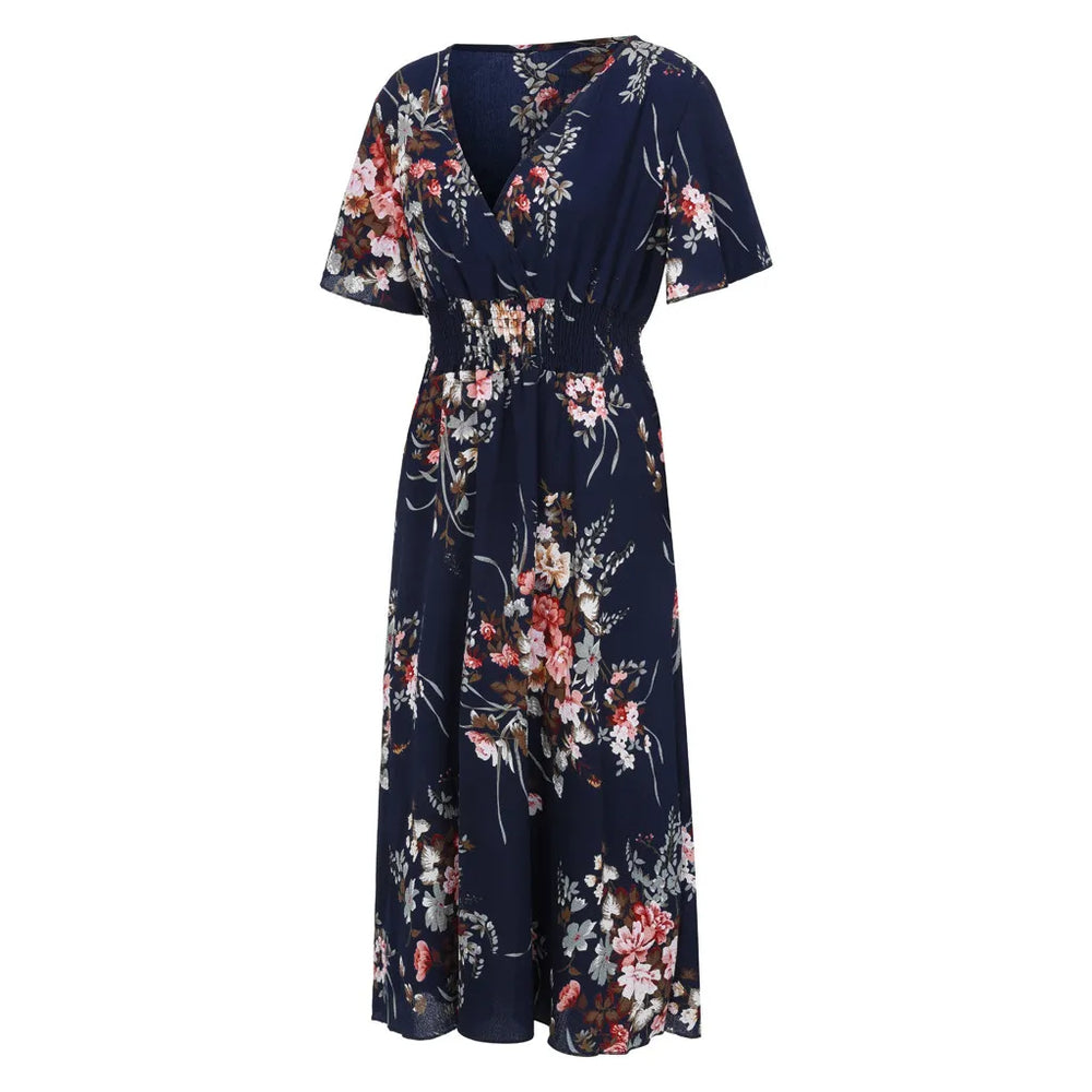 Levoire | Robe D'Été Longue Pour Femmes Maxikleid Dans Le Style Vintage