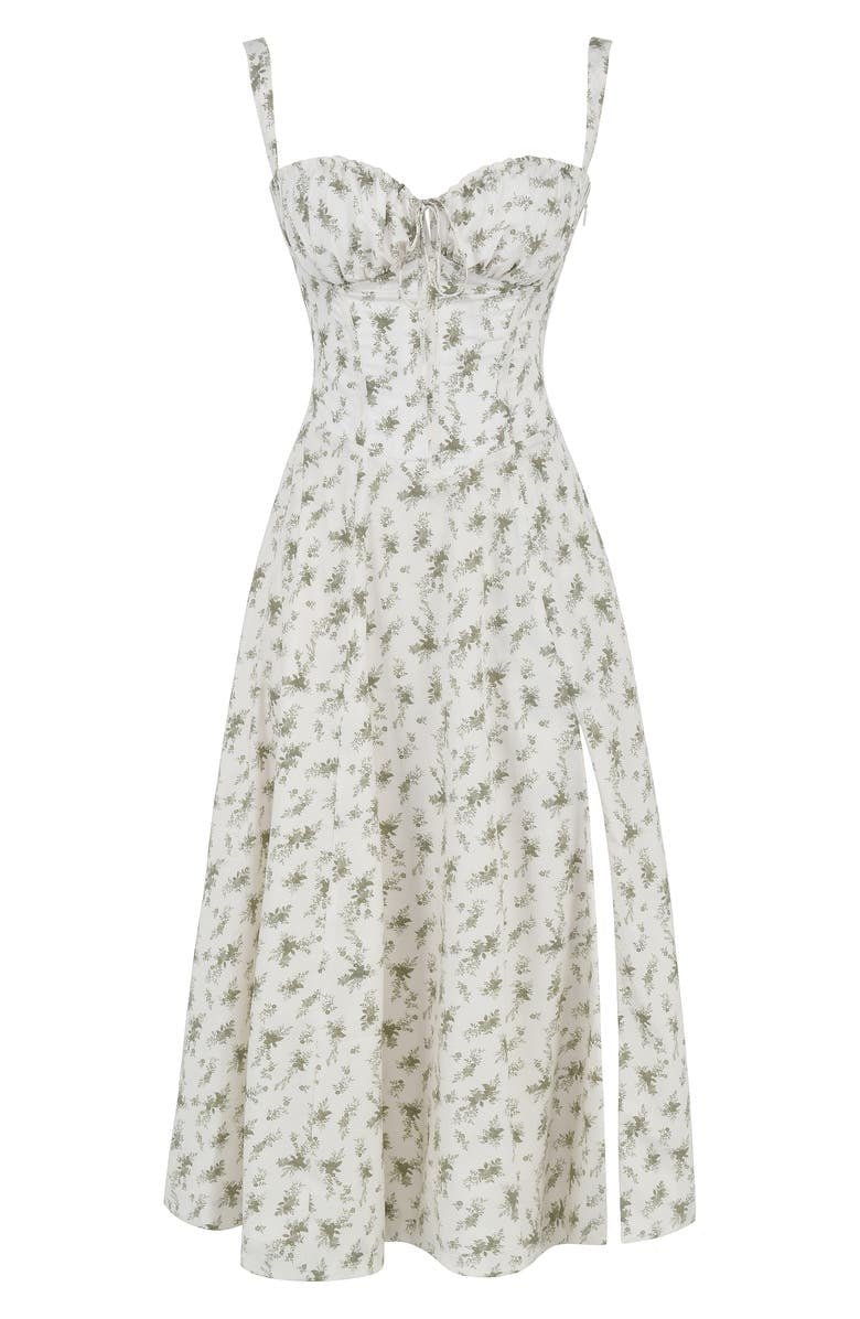 Levoire | Robe Midi D'Été Avec Bretelles & Fente Aérée, Élégante & Parfaite Pour Les Jours Chauds
