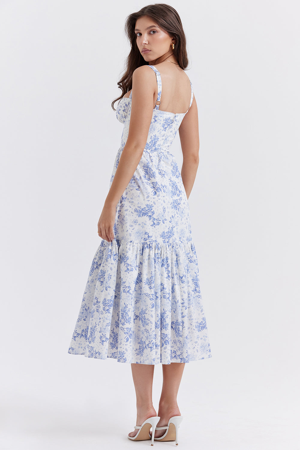 Levoire | Robe Midi À Fleurs Pour Femmes