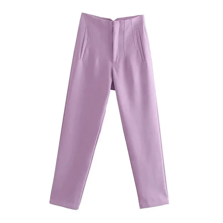 Levoire | Pantalon Classique Chic Femme Lavande